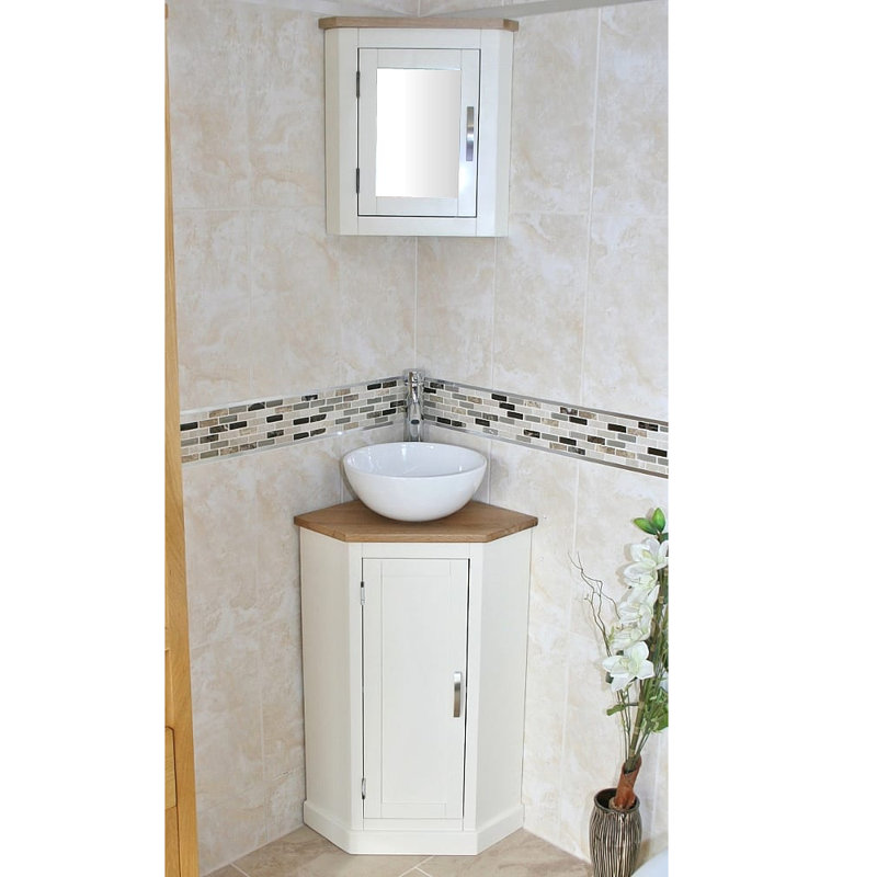 Belfry Bathroom Crandell 390mm Corner Vanity Unit | Wayfair.co.uk